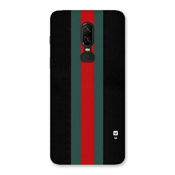 Basic Colored Stripes Back Case for OnePlus 6