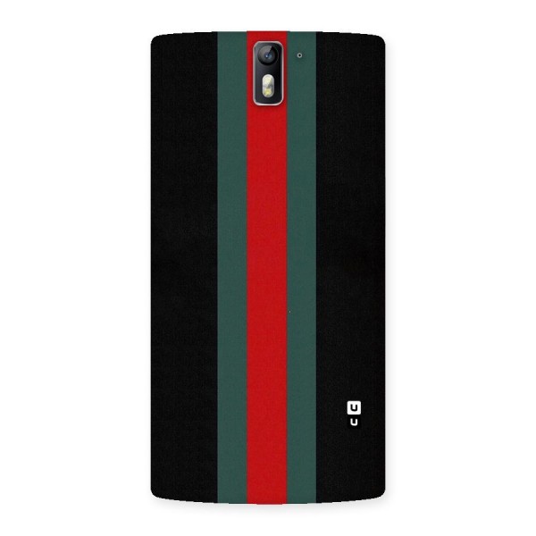 Basic Colored Stripes Back Case for One Plus One