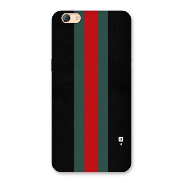 Basic Colored Stripes Back Case for Oppo F3 Plus