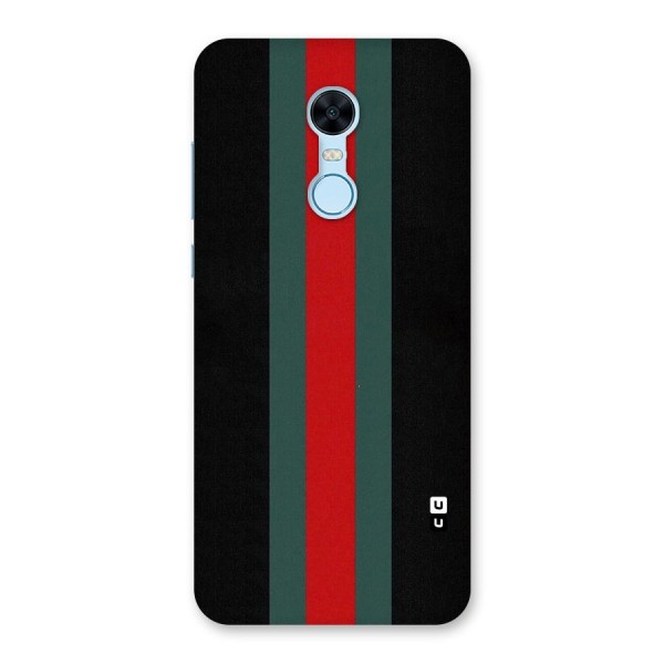 Basic Colored Stripes Back Case for Redmi Note 5