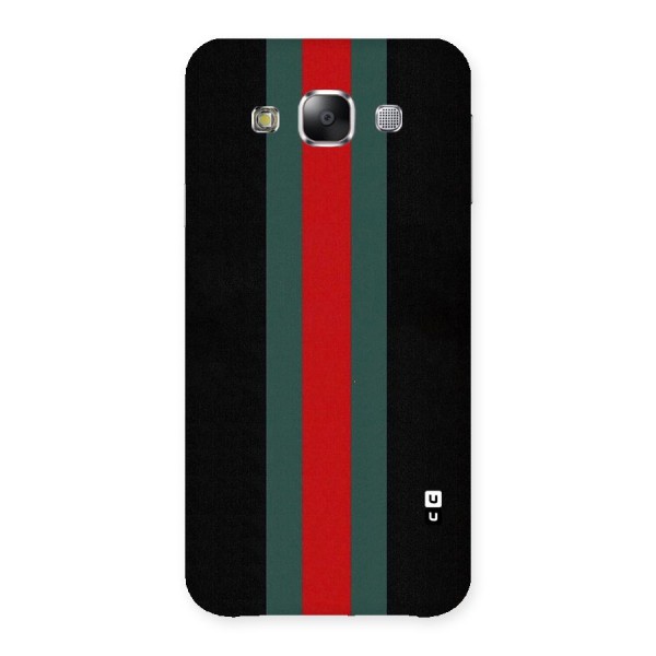 Basic Colored Stripes Back Case for Samsung Galaxy E5
