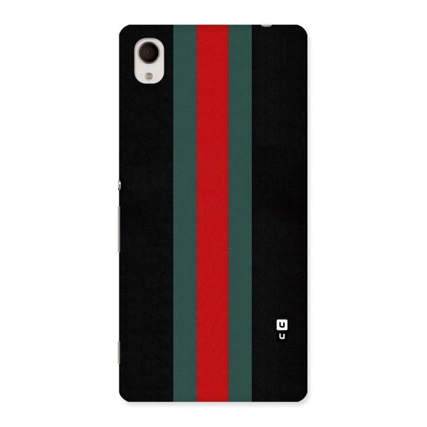 Basic Colored Stripes Back Case for Sony Xperia M4