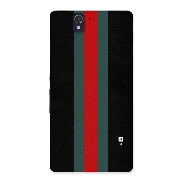 Basic Colored Stripes Back Case for Sony Xperia Z