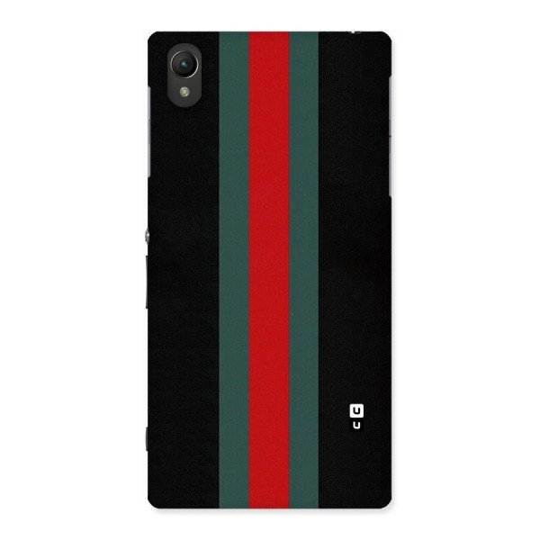 Basic Colored Stripes Back Case for Sony Xperia Z1