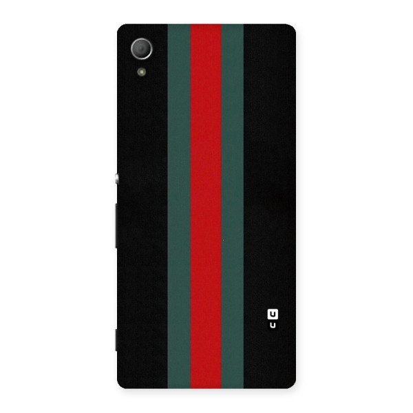 Basic Colored Stripes Back Case for Xperia Z4