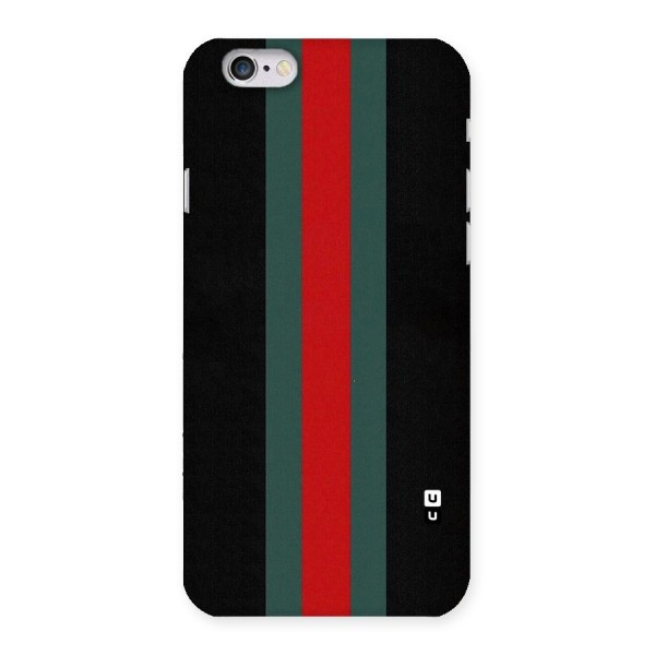 Basic Colored Stripes Back Case for iPhone 6 6S