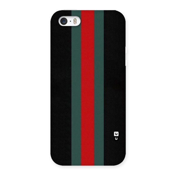 Basic Colored Stripes Back Case for iPhone SE