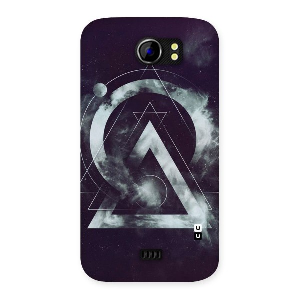 Basic Galaxy Shape Back Case for Micromax Canvas 2 A110
