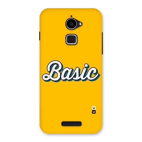 Basic Yellow Back Case for Coolpad Note 3 Lite