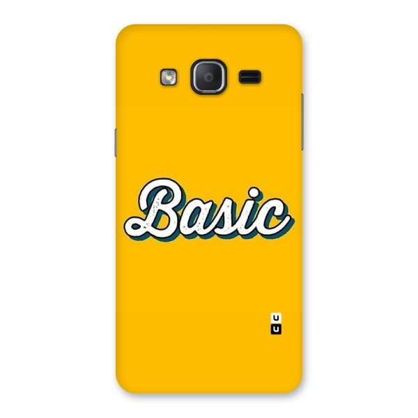 Basic Yellow Back Case for Galaxy On7 2015