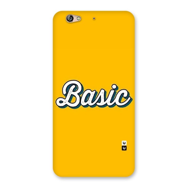 Basic Yellow Back Case for Gionee S6