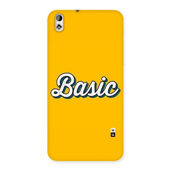 Basic Yellow Back Case for HTC Desire 816