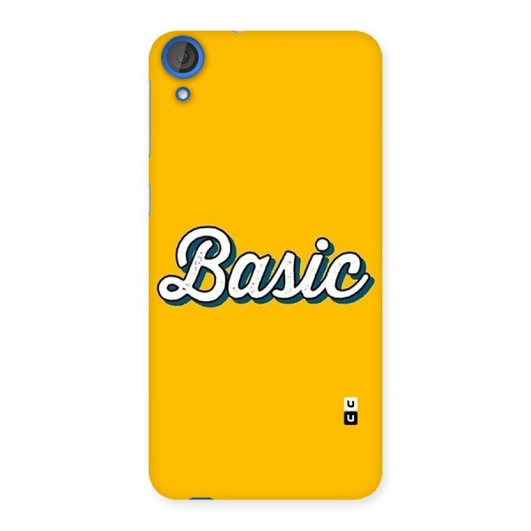Basic Yellow Back Case for HTC Desire 820s