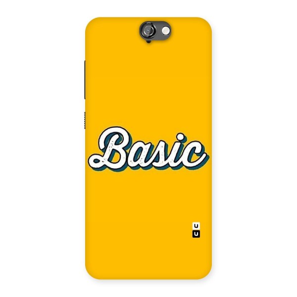 Basic Yellow Back Case for HTC One A9
