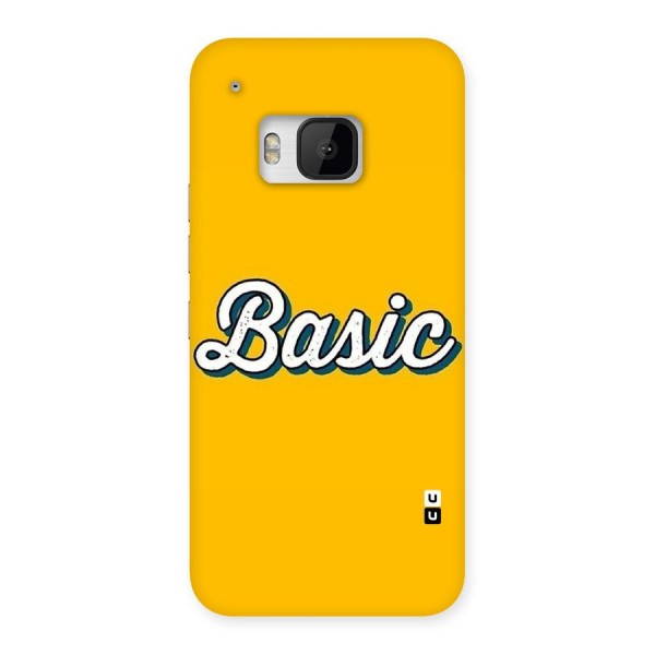 Basic Yellow Back Case for HTC One M9