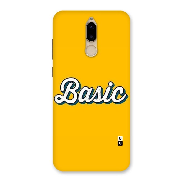 Basic Yellow Back Case for Honor 9i
