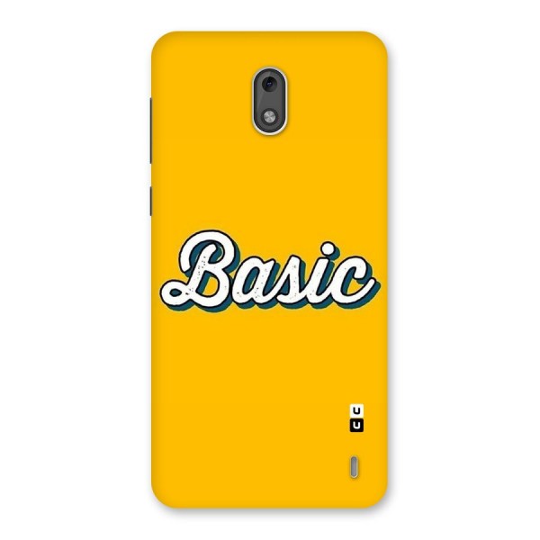 Basic Yellow Back Case for Nokia 2