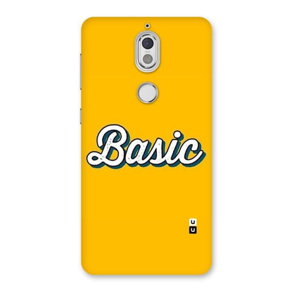 Basic Yellow Back Case for Nokia 7
