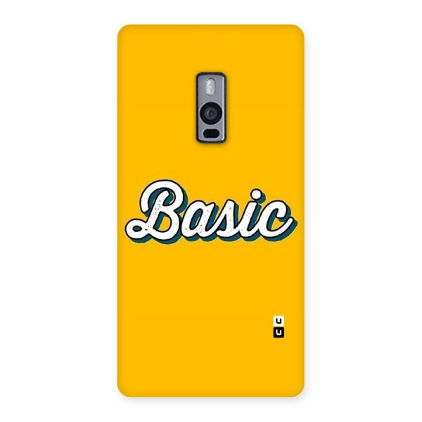Basic Yellow Back Case for OnePlus Two