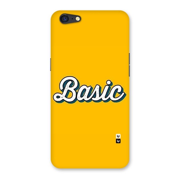 Basic Yellow Back Case for Oppo A71