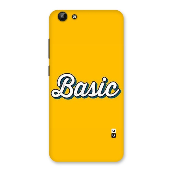 Basic Yellow Back Case for Vivo Y69
