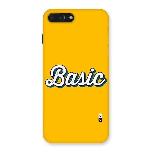 Basic Yellow Back Case for iPhone 7 Plus