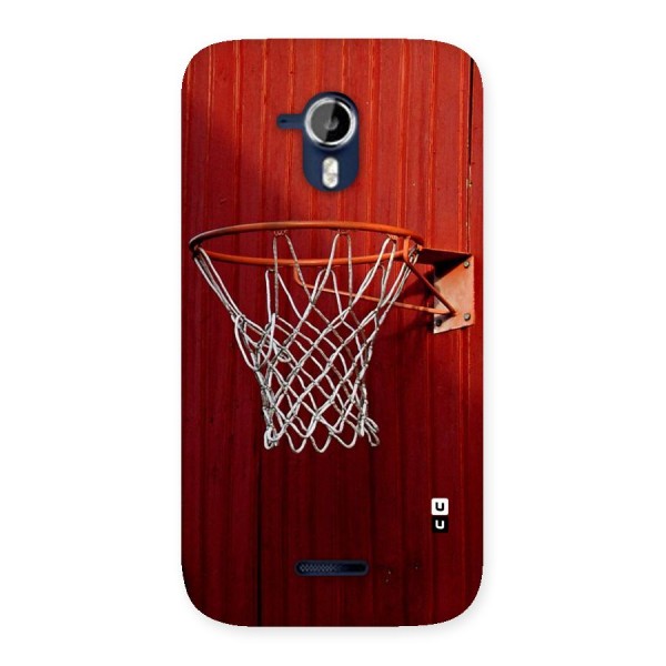 Basket Red Back Case for Micromax Canvas Magnus A117