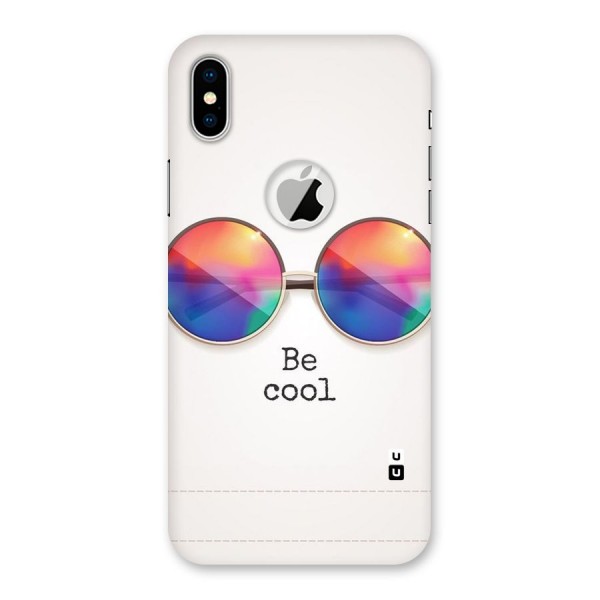 Be Cool Back Case for iPhone X Logo Cut