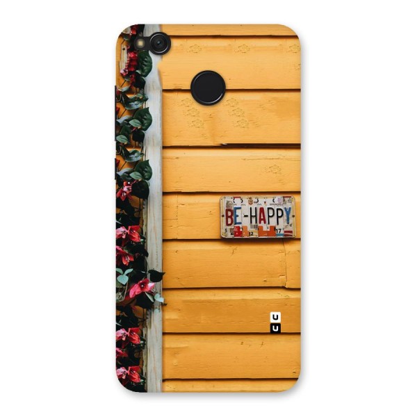 Be Happy Yellow Wall Back Case for Redmi 4