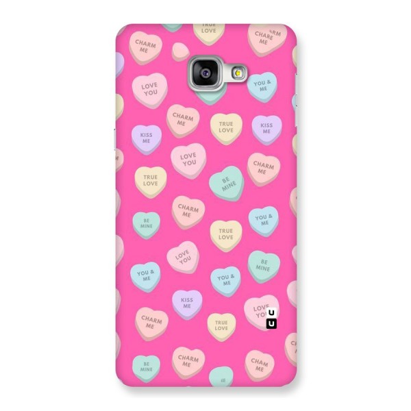 Be Mine Hearts Pattern Back Case for Galaxy A9