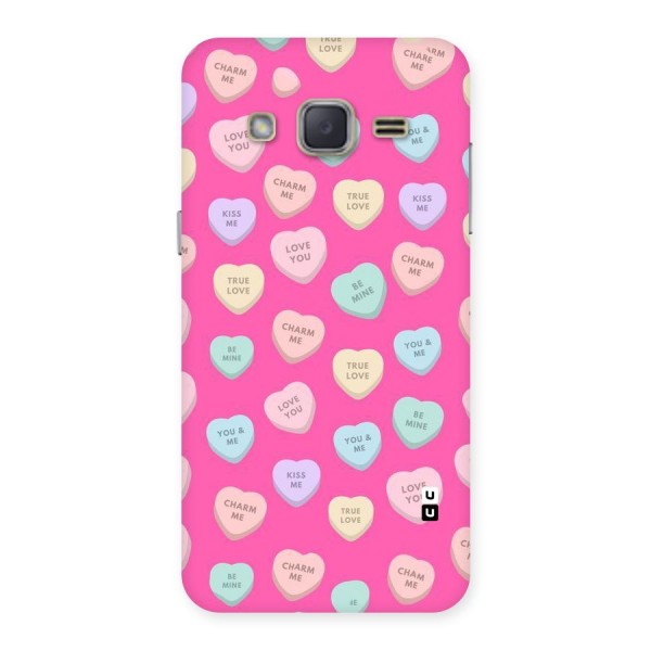 Be Mine Hearts Pattern Back Case for Galaxy J2