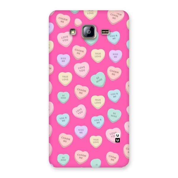Be Mine Hearts Pattern Back Case for Galaxy On5