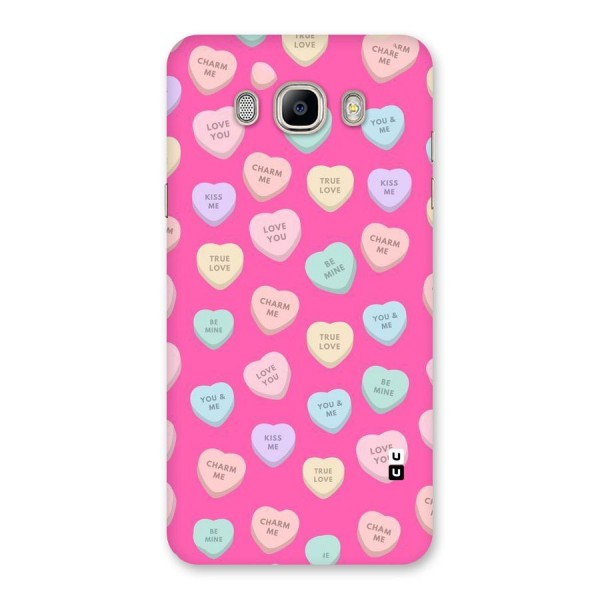 Be Mine Hearts Pattern Back Case for Galaxy On8