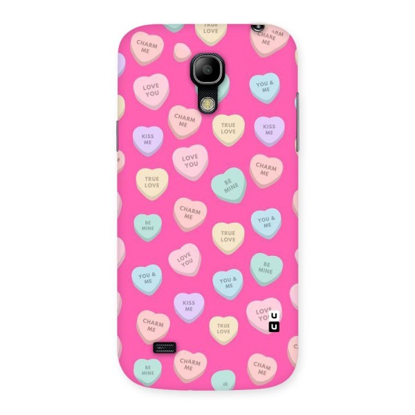 Be Mine Hearts Pattern Back Case for Galaxy S4 Mini