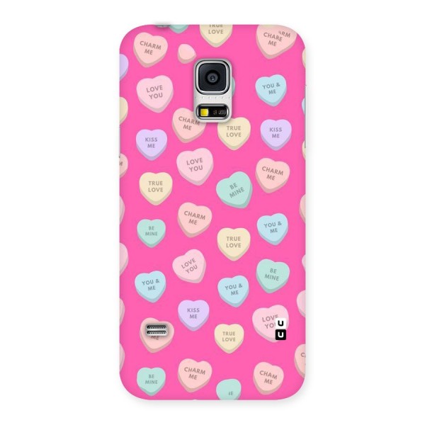 Be Mine Hearts Pattern Back Case for Galaxy S5 Mini