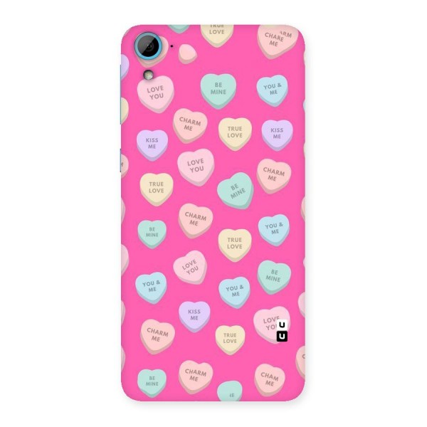 Be Mine Hearts Pattern Back Case for HTC Desire 826