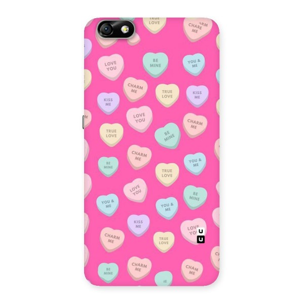Be Mine Hearts Pattern Back Case for Honor 4X