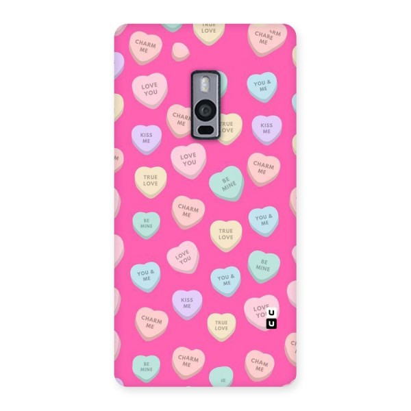 Be Mine Hearts Pattern Back Case for OnePlus Two
