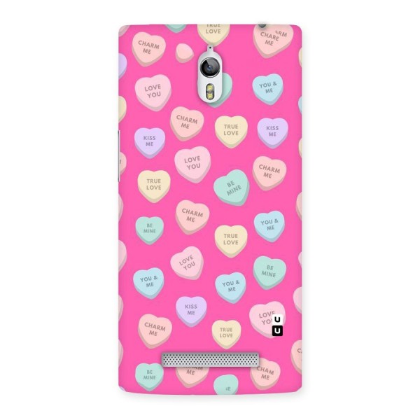 Be Mine Hearts Pattern Back Case for Oppo Find 7