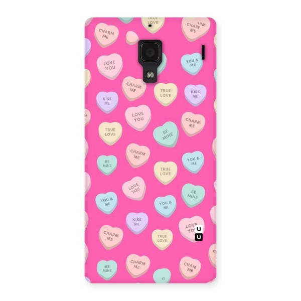 Be Mine Hearts Pattern Back Case for Redmi 1S
