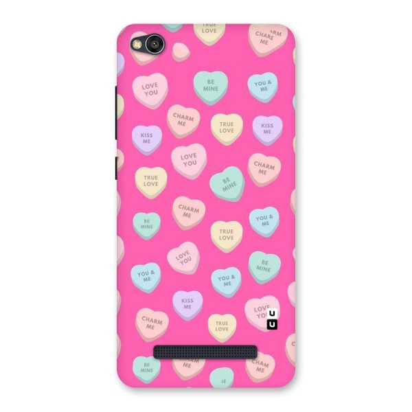 Be Mine Hearts Pattern Back Case for Redmi 4A
