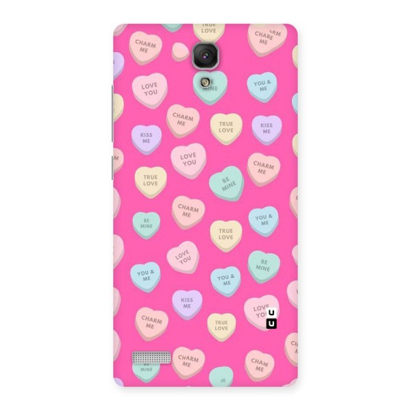 Be Mine Hearts Pattern Back Case for Redmi Note Prime