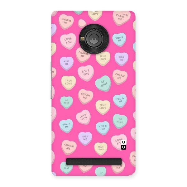 Be Mine Hearts Pattern Back Case for Yu Yuphoria