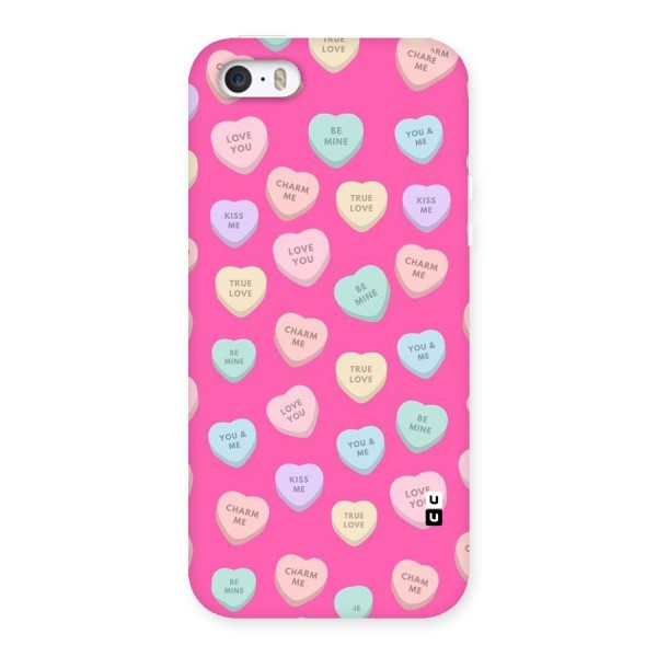 Be Mine Hearts Pattern Back Case for iPhone SE