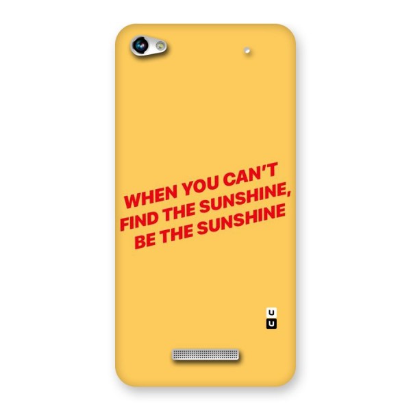 Be The Sunshine Back Case for Micromax Hue 2
