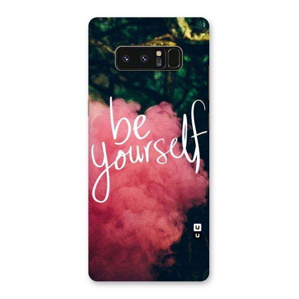 Be Yourself Greens Back Case for Galaxy Note 8