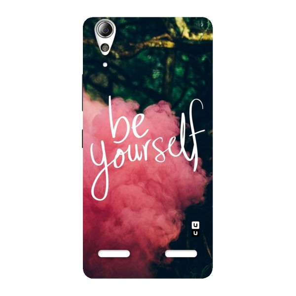 Be Yourself Greens Back Case for Lenovo A6000
