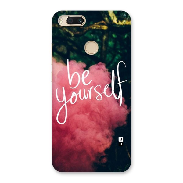 Be Yourself Greens Back Case for Mi A1