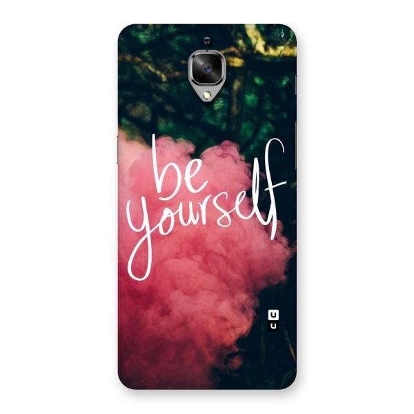 Be Yourself Greens Back Case for OnePlus 3