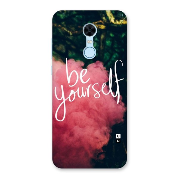 Be Yourself Greens Back Case for Redmi Note 5